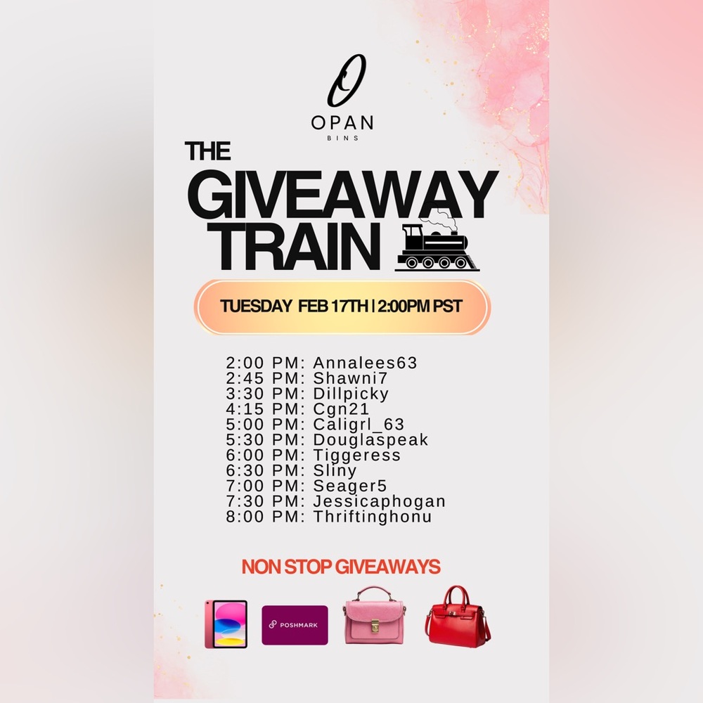 Opan Bins Giveaway Train! Join me Every Tuesday & Thursday! - Picture 5 of 5